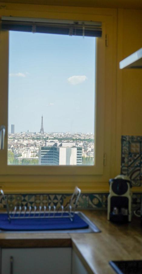 Vue Panoramique Sur Paris : Sublime Appartement Au Centre De Κουρμπεβουά Εξωτερικό φωτογραφία