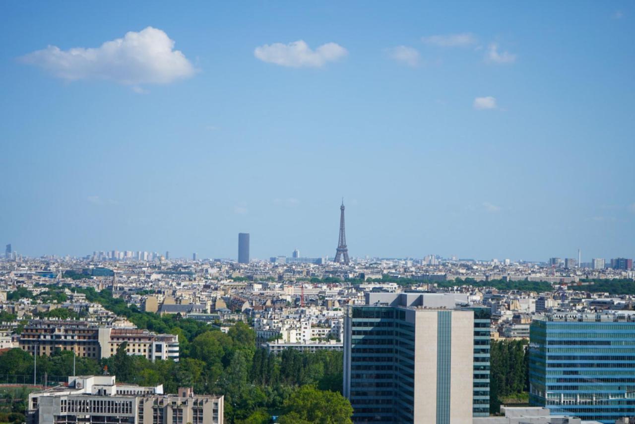 Vue Panoramique Sur Paris : Sublime Appartement Au Centre De Κουρμπεβουά Εξωτερικό φωτογραφία
