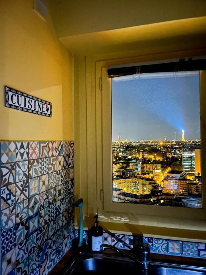 Vue Panoramique Sur Paris : Sublime Appartement Au Centre De Κουρμπεβουά Εξωτερικό φωτογραφία
